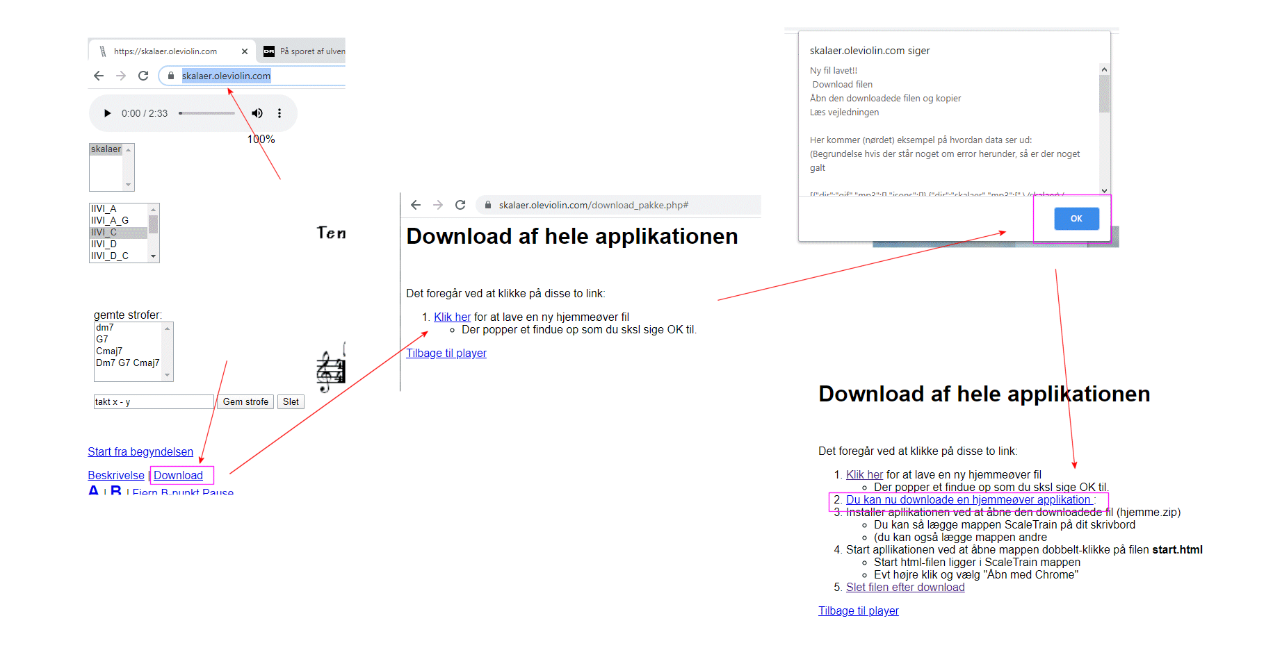 download instruktion